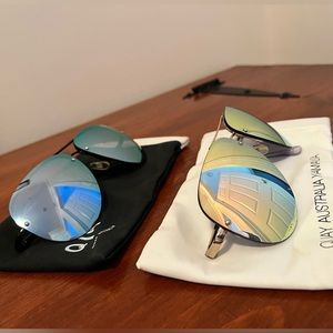 2 pairs Quay Australia Sunglasses